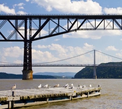 6.  The walking bridge across the Hudson at Highland, NY.