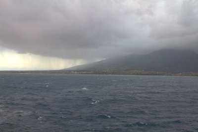 9.  Approaching Maui after a rocky night.