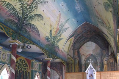 22.  The painted church near Kona.