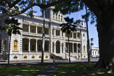 32.  The Iolani Palace, the last seat of Hawaii's monarchy.