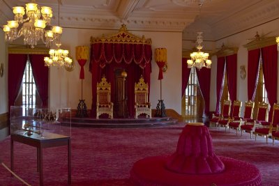33.  The throne room in Iolani Palace.