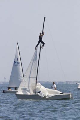 7.  Using the delay to good advantage.  (Or a nautical Cirque de Soleil act?)