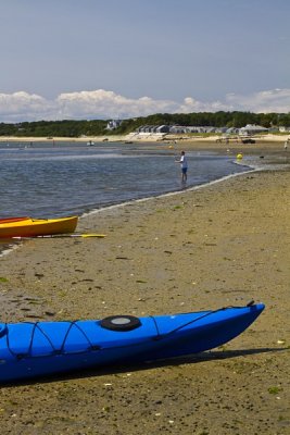 2.  On the Wellfleet beach.