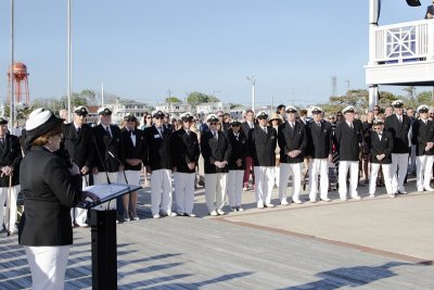 24.  Commodore Pat opens the club for its 103rd year.