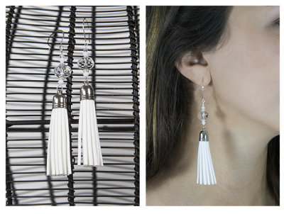 18.  White Tassel Earring.jpg