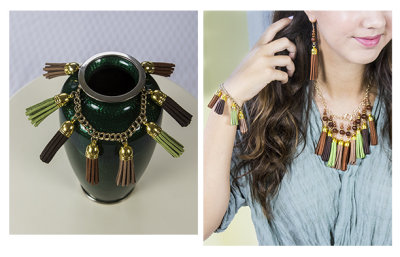 35.  Brown-green tassle bracelet.jpg