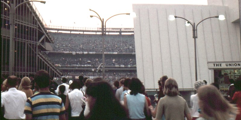 Entering Stadium from IRT Subway Station 