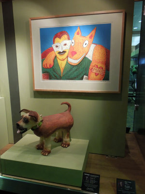 Doggie art at Sky Harbor