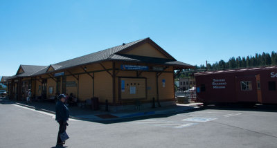 Welcome Center in old train station