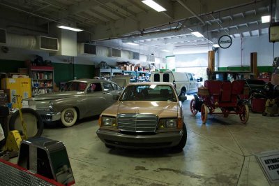 Detailing shop, with Tucker 48