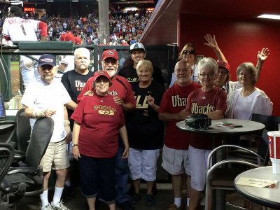 Judy's Birthday Night Out: Baseball, Fireworks and More