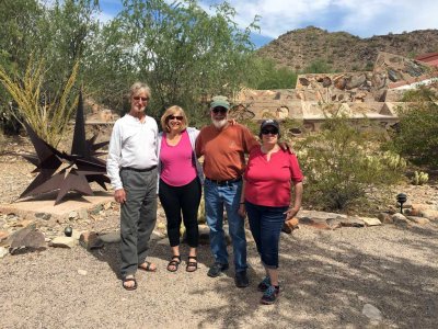 Taliesin West Tour with Barbara and Ron