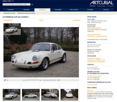 1970 Porsche 911 ST sn 911.030.1007 / Auction France - Page 2