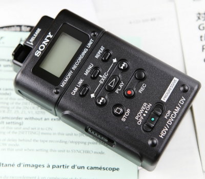 Sony HVR MRC1 CF Memory Recorder - Photo 02a.JPG