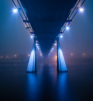 Fog Across The Tees