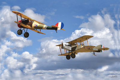 Bristol F2B and Nieuport 28 Airplanes.jpg