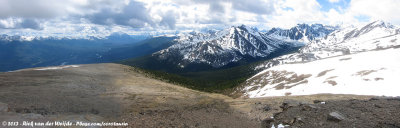 The view from Whistler's Peak