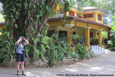 Jos birding the garden