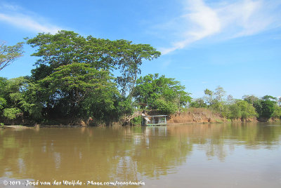 The murky waters of Trcoles River