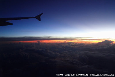 Sunset above the Indian Ocean