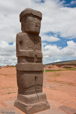 Bolivia. Tiwanaku:  Pachi Mama