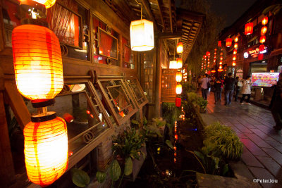 Jinli street at night