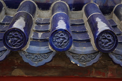 Beijing: temple of heaven roof tiles