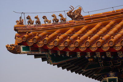 Beijing: Forbidden City imperial roof