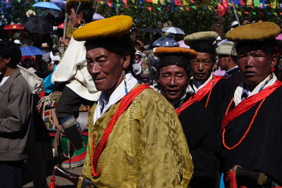 Gyantse: horse racing festival