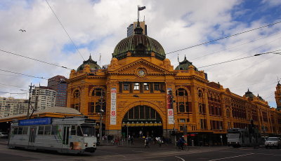 Melbourne: Flinders Street train station