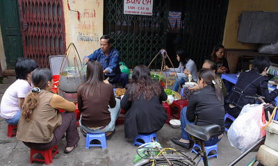 Hanoi street vendor