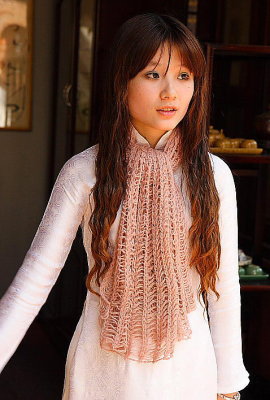 Silk embroidery village