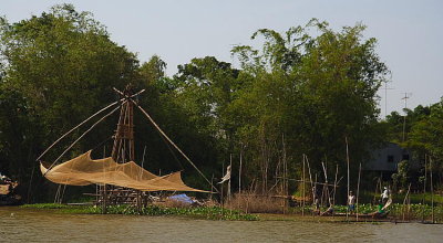 Mekong Delta: fishing net