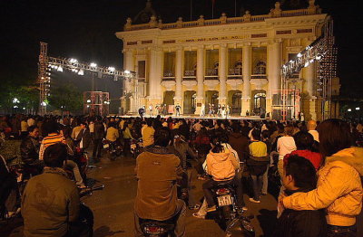 Hanoi new year's eve public concert