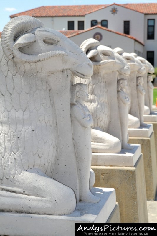 Sculptures of Amun - Rosicrucian Egyptian Museum