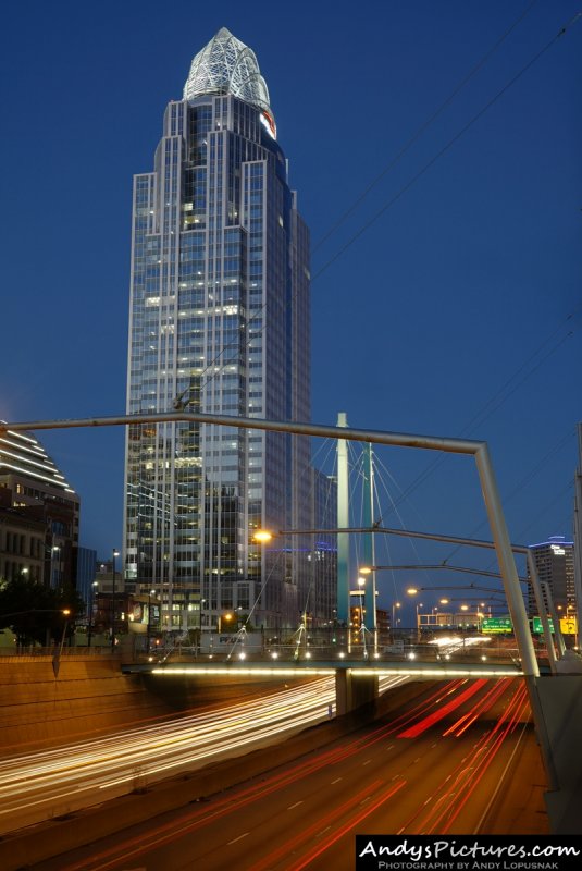 Great American Tower at Night