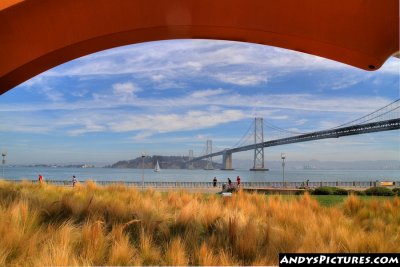 Cupid's Span and the Bay Bridge