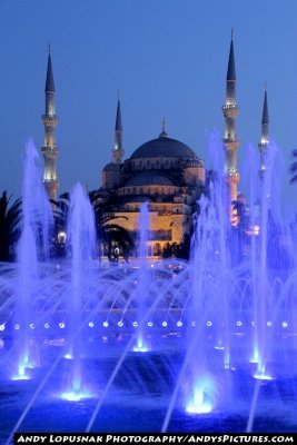 Blue Mosque at Night