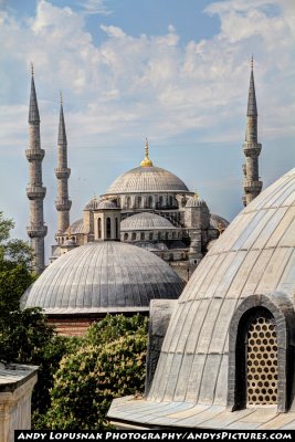 Blue Mosque as seen from the Hagia Sophia