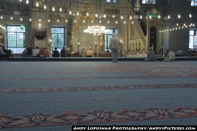 Inside the New Mosque - Yeni Cami