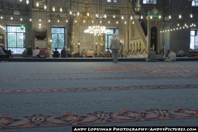 Inside the New Mosque - Yeni Cami