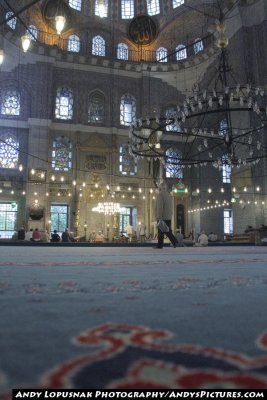 Inside the New Mosque - Yeni Cami