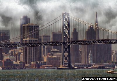 Bay Bridge and downtown San Francisco