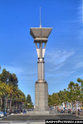 Pillar outside of San Francisco's Ferry Building