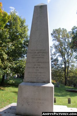 Thomas Jefferson Burial site - Monticello, VA