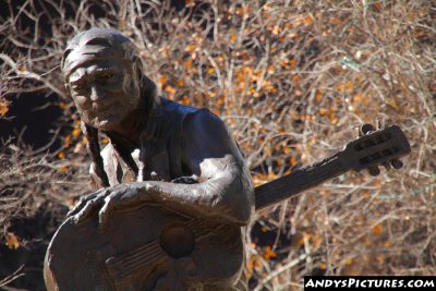 Willie Nelson Statue - Austin, Texas
