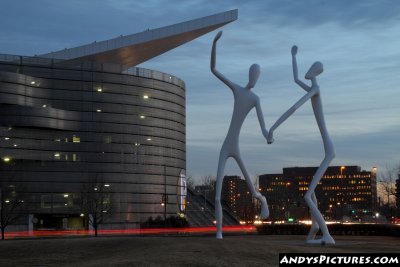 Denver Convention Center at Night - The Dancers