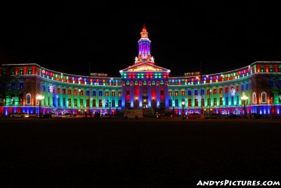 Denver at Night - City and County Building 