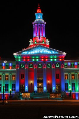 Denver at Night - City and County Building 