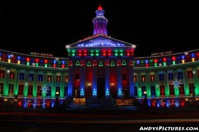 Denver at Night - City and County Building 